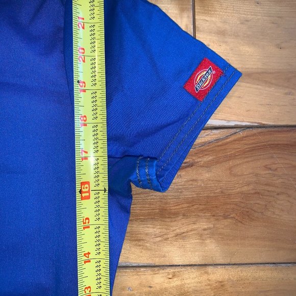🍃2/$20🍃Dickies Women's Gen Flex V-Neck Scrub Top, Royal Blue, XXS - Picture 8 of 12